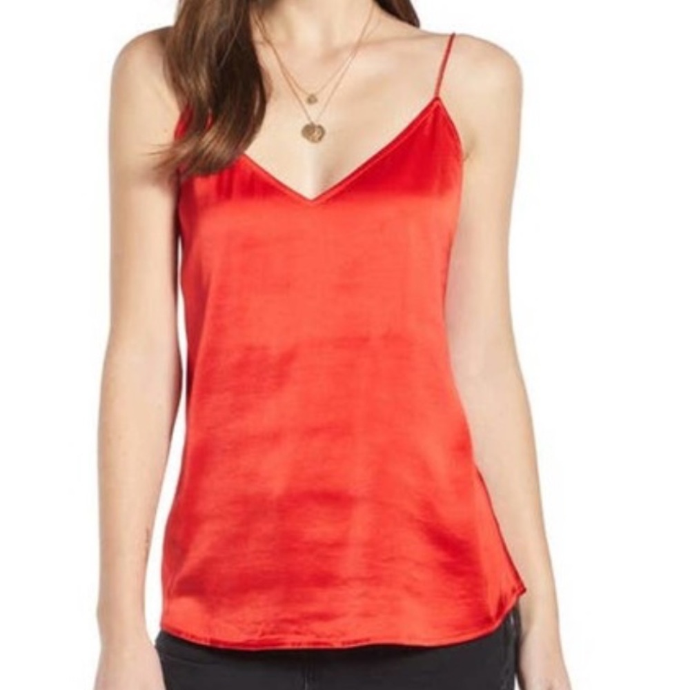 Something Navy Red Camisole Top